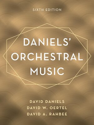 cover image of Daniels' Orchestral Music